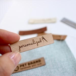 Custom logo labels, size 2x0.5 add your custom name or text Camel