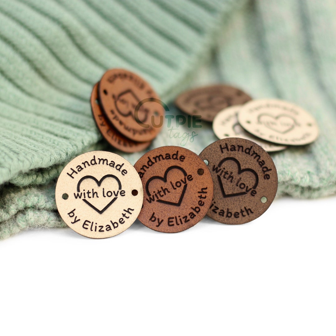 Small Custom Tags for Amigurumis or Handmade Products, 1 Inch Size ...