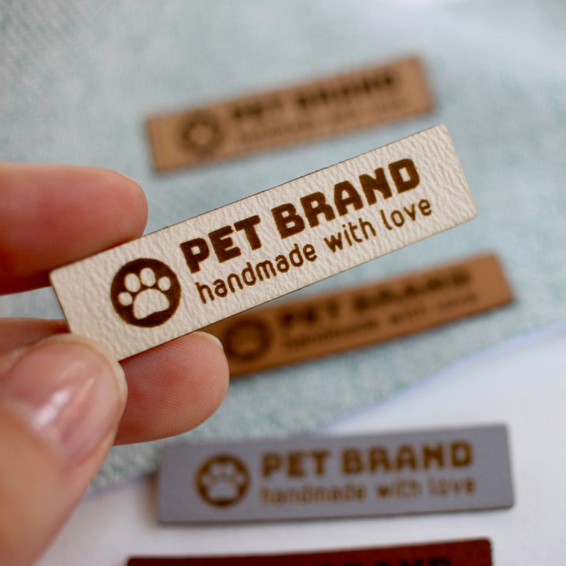 Custom logo labels, size 2x0.5 add your custom name or text Vanilla