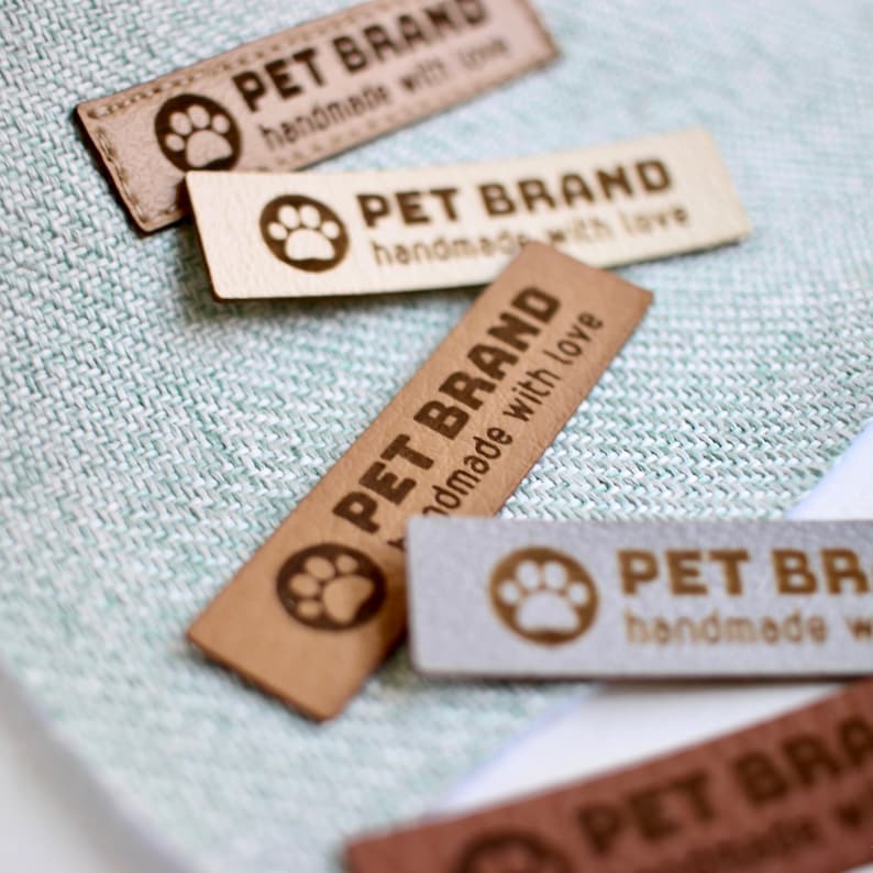 Custom logo labels, size 2x0.5 add your custom name or text Mixed set