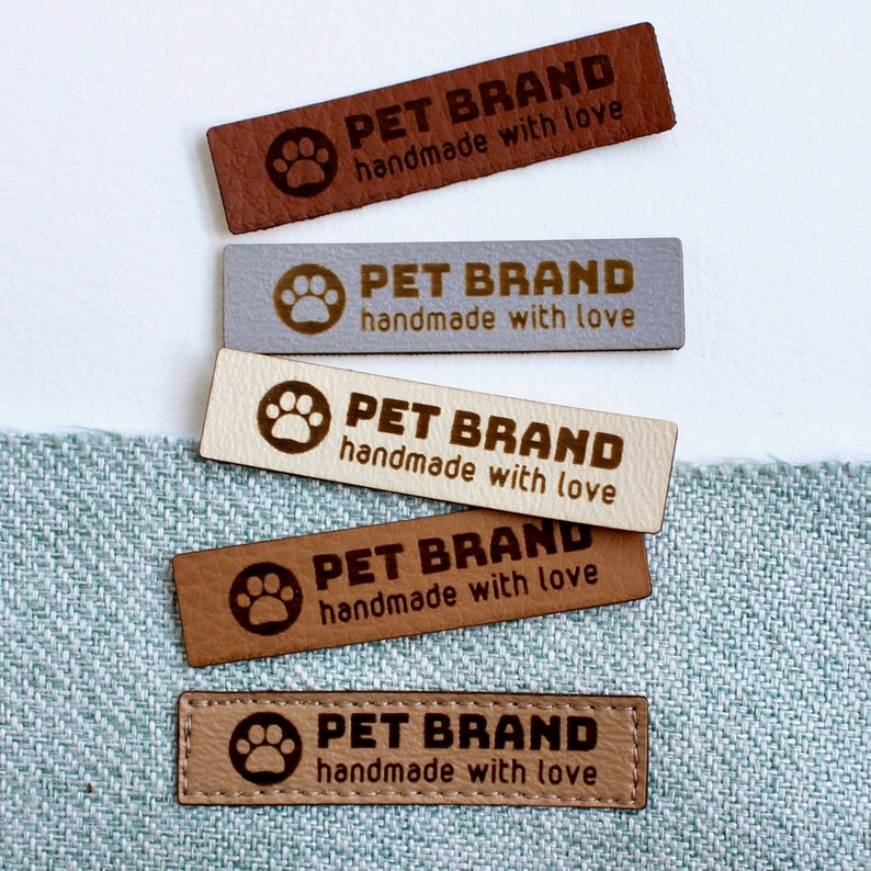 Custom logo labels, size 2x0.5 add your custom name or text image 2