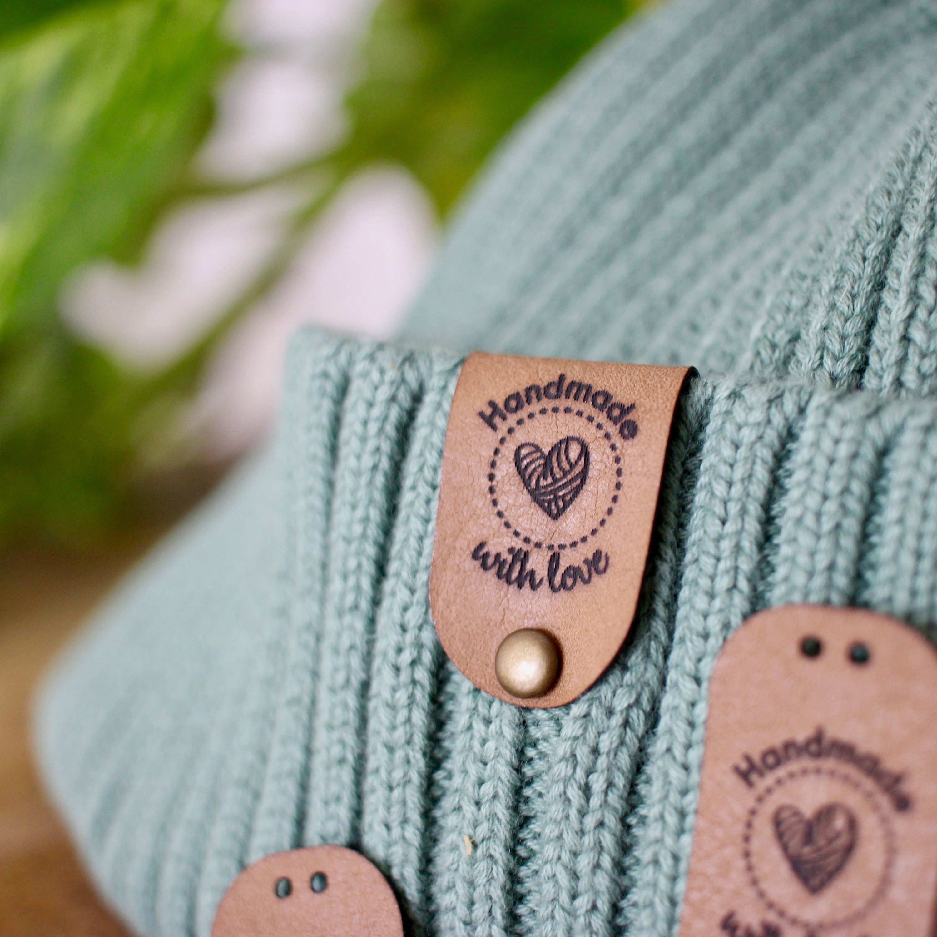 Personalized knitting tags with rivets - Easy to attach – Cutpie Studio