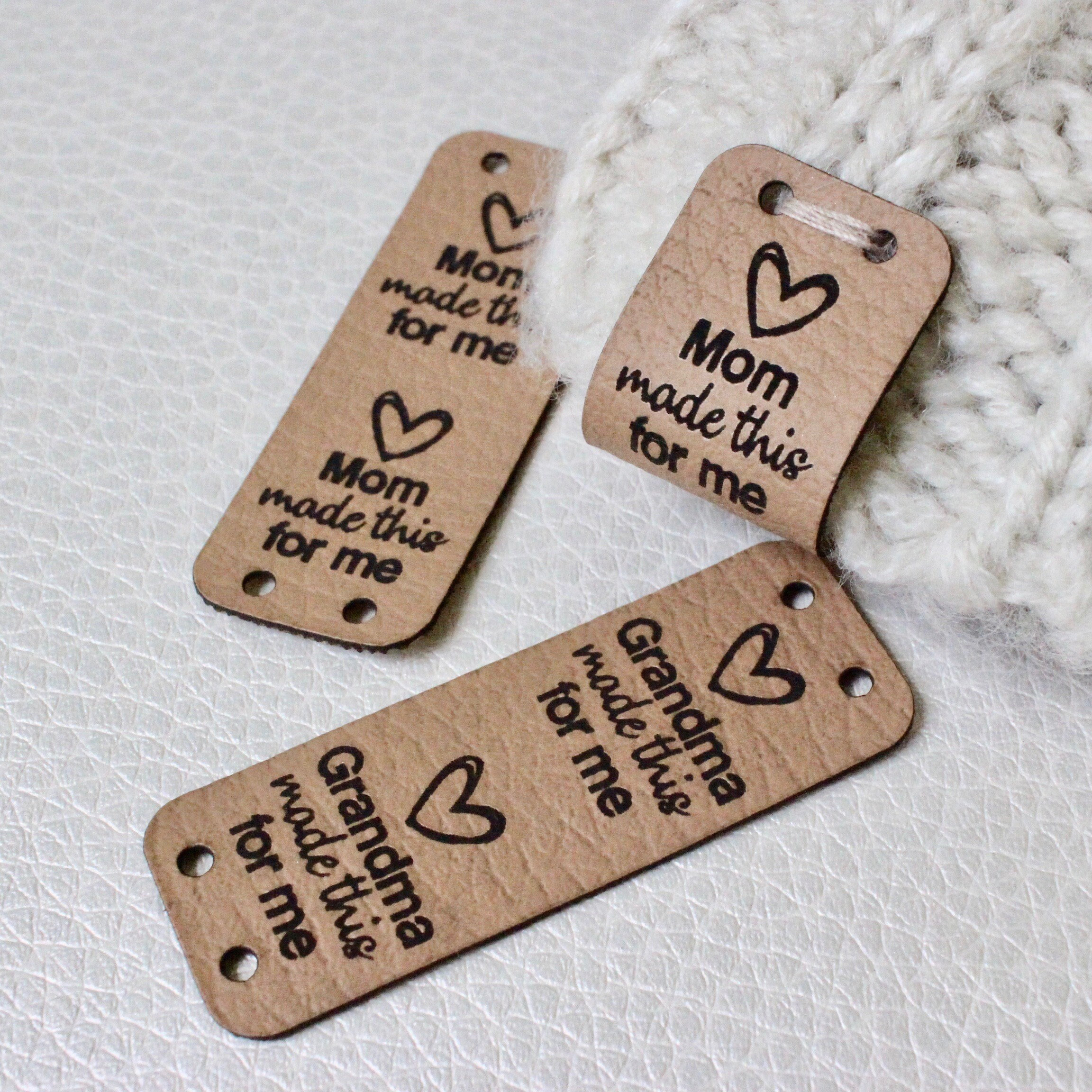 Vintage personalized Sewing labels Fabric Tag specially made by GRANDMA NIP