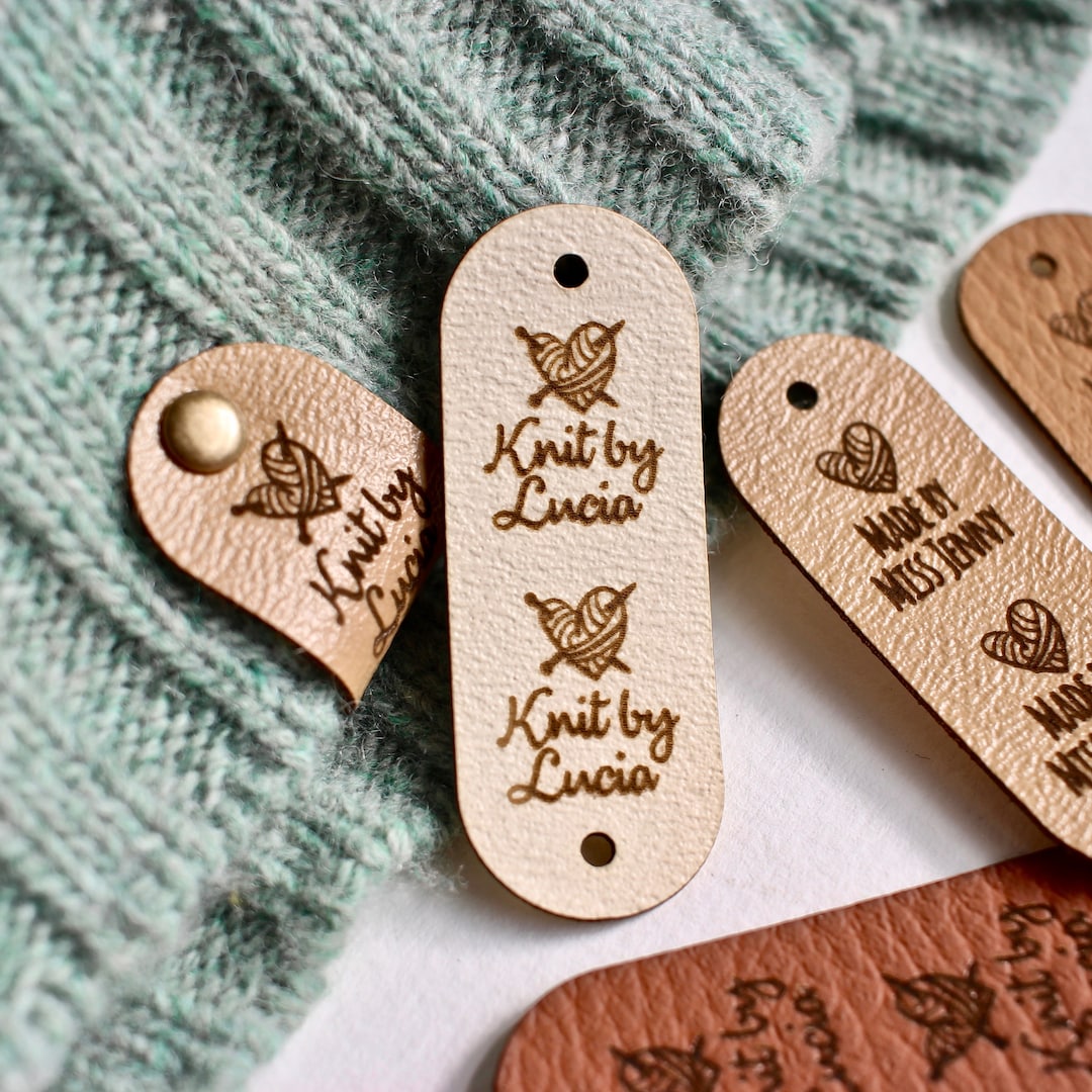 Custom tags for Crochet and Knits - 2x0.75 – Cutpie Studio