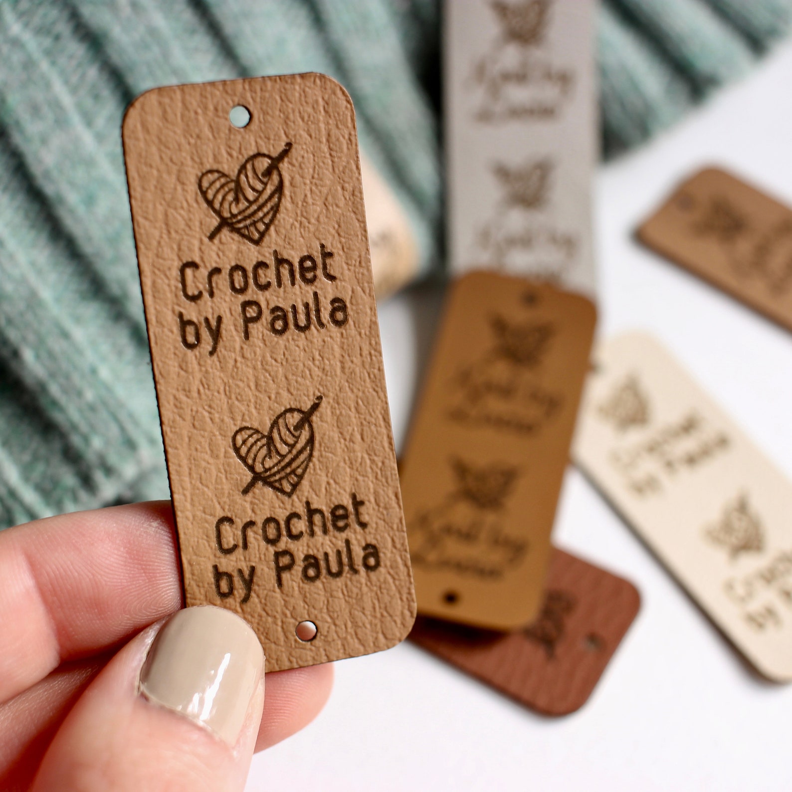 Tags for Beanies 2.5x1 Inches With Rivet Snaps Etsy