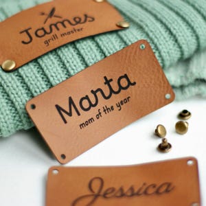 Custom Faux Leather Hat Patches – Personalized Patches for Hats