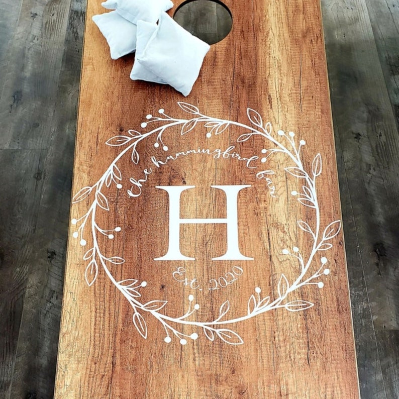 Engagement or Wedding Photo Custom Cornhole Boards, Outdoor Wedding, Anniversary Gift, Reception Game, Wedding Gift, Engagement gift