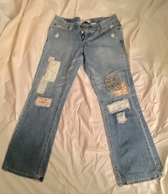 Levi's Slouch Boot Cut 513 with Patches 