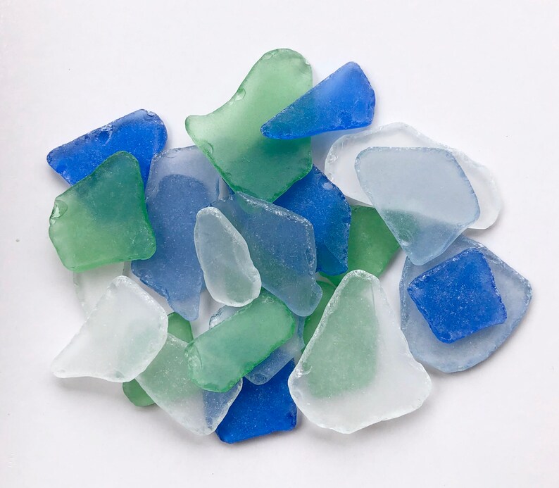 Sea Glass Mixbeach Glass Assorted Colorssea Glass Bulkcraft Etsy