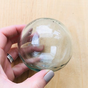 Glass Float-3&quot;-Maritime Decor-Beach Wedding Decor-Japanese Fishing Glass Floats-Glass Floats Replicas-Coastal Craft Supplies-Fishing Float