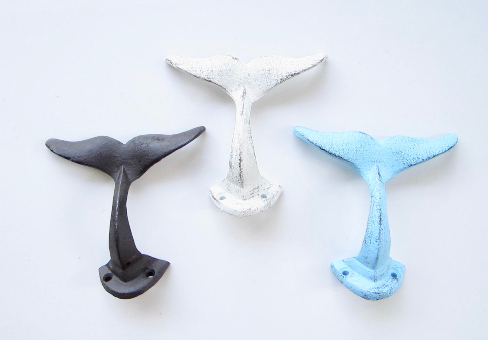 Whale Tail Hook Clothes Hook Cast Iron Whale Tail Wall Hooks for Towels  Living Room - AliExpress
