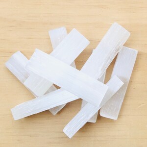 Selenite Wand-Raw Selenite-Selenite Rough-Natural Crystals-Rocks and Minerals-Healing Crystals-Selenite Stone-Selenite Rocks-Selenite Stick