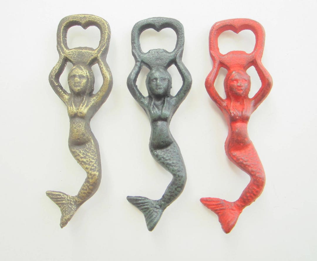 Cast Iron Mermaid Bottle Openercast Iron Bottle Openermermaid Bottle