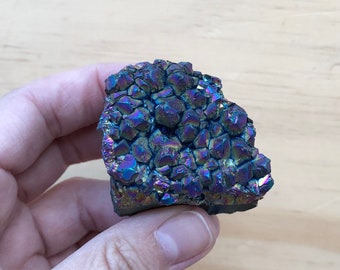 Aura Amethyst-Rainbow Geode-Rainbow Crystal-Titanium Aura Crystal-Rainbow Aura Quartz-Rainbow Amethyst-Aura Amethyst-Rainbow Crystal