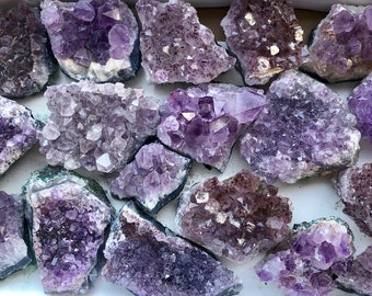 Amethyst Crystal Cluster-1-2&quot;-Amethyst-Amethyst Crystal-Small Amethyst-Natural Crystals-Natural Stones-Purple Crystal-Amethyst Cluster