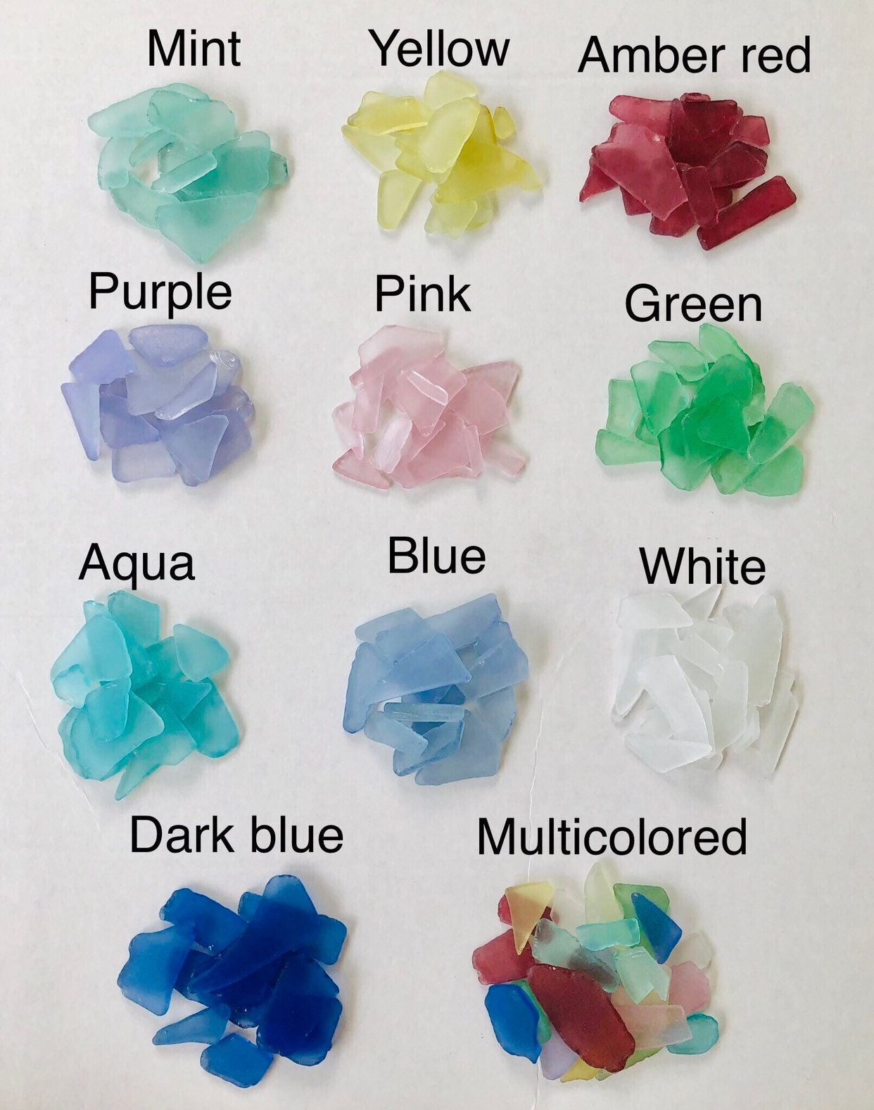 Sea Glass Bulk-1 Pound-multicolor Beach Glass-imitation Sea - Etsy