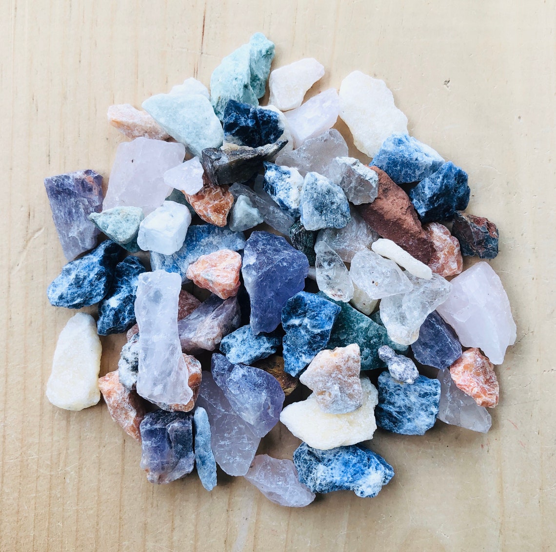 Bulk Crystal Blendassorted Crystals Mixcrystals Bulkrough Etsy Canada