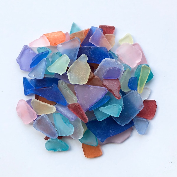 Sea Glass-Beach Glass-Sea Glass Bulk-Craft Supplies-Beach Wedding Decor-Beach Wedding Supplies-Beach Home Decor-Sea Glass-MultiColored Glass