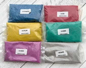 Colored Sand: 1 lb Assorted Terrarium Sand for Unity Ceremony