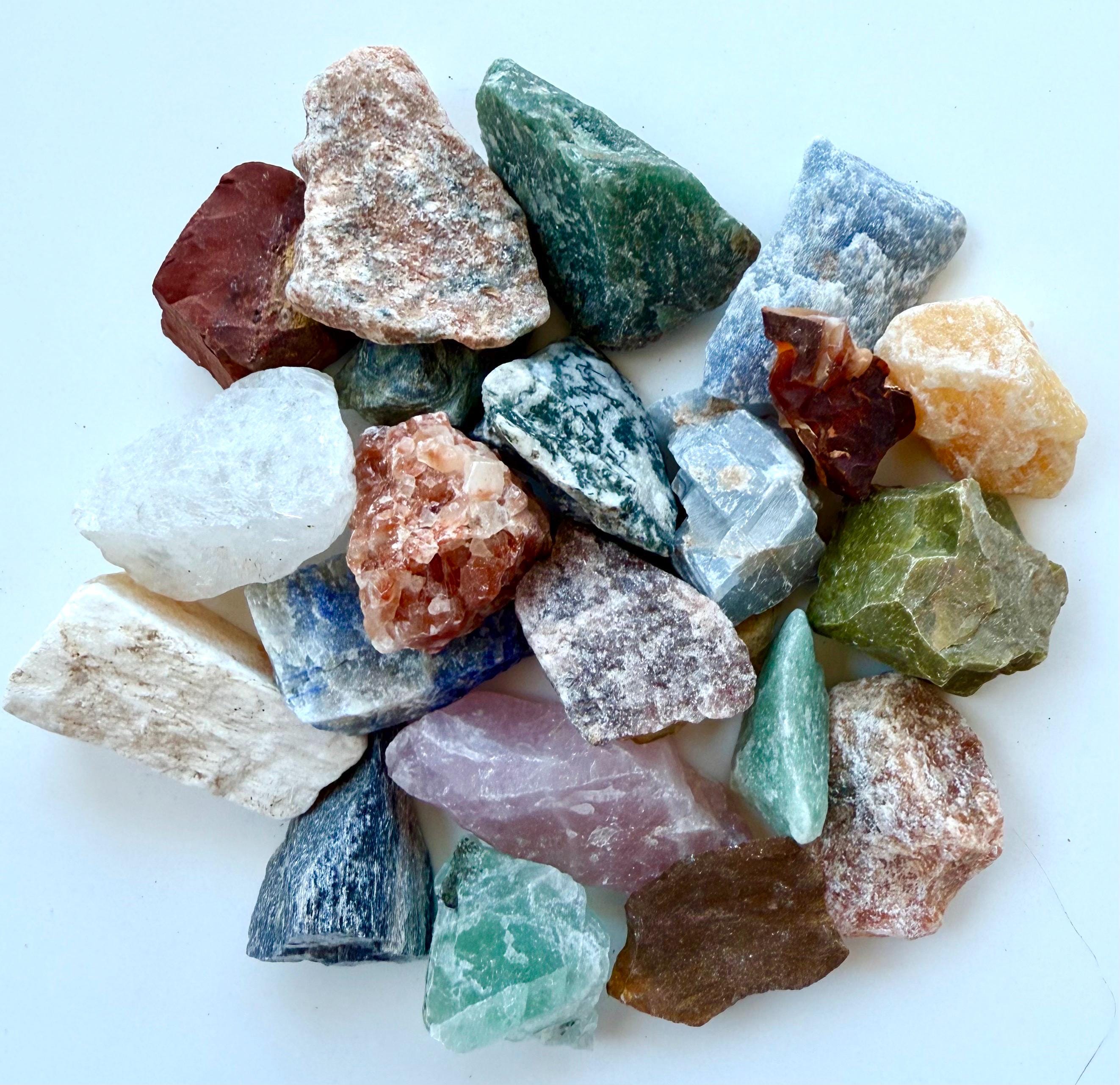 Rough Madagascar Mix-Rough Crystal Mix-Raw Crystals-Grade A Crystals-Chakra Crystals-Natural Crystals-Home Decor-Terrarium Crystals