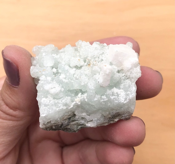 Zeolite Prehnitecrystal Specimenrocks and Mineralshealing Etsy UK