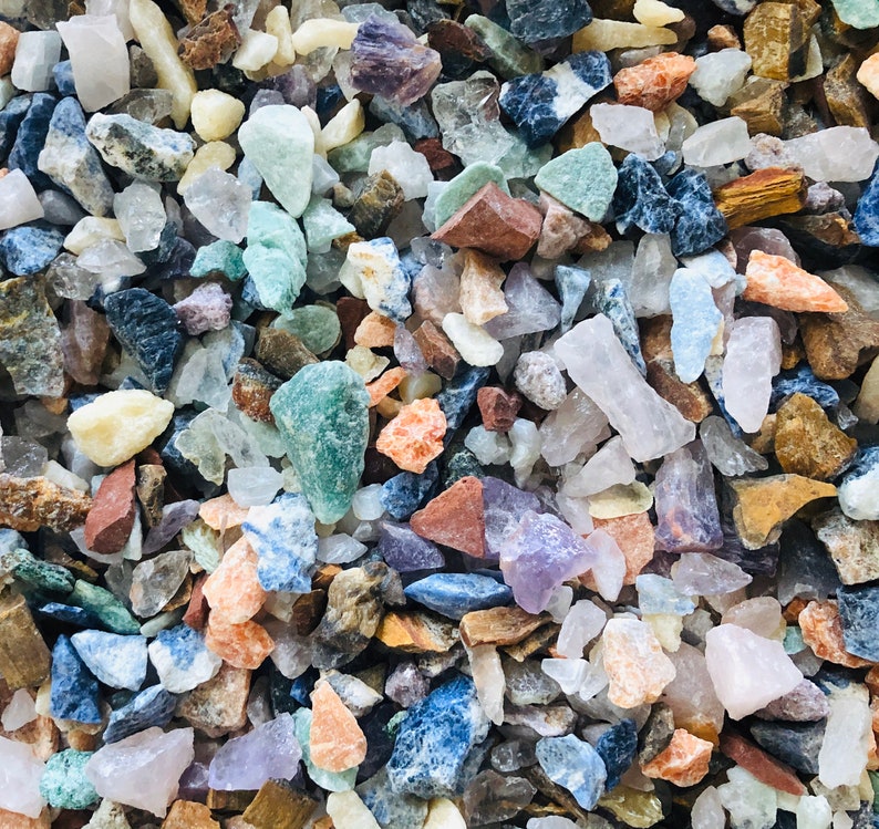 Bulk Crystal Blendassorted Crystals Mixcrystals Bulkrough Etsy Canada