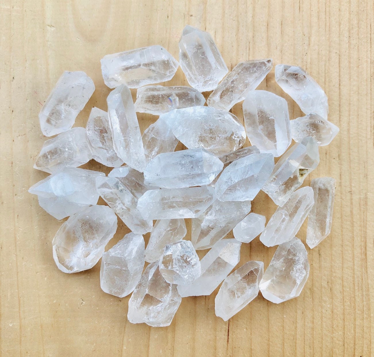 Quartz Points Bulk-4 oz, 8 oz, 1 lb, 2 lb, 5 lb-Crystal Points-Quartz…