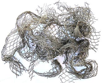 decorative fish net recycled 5 x 7 ft Fishing 5x10 ft,YuanDe 2 Pack Large Beige Picture Net, Wall Photo Hanging Fishnet for Nautical Mermaid Pirate Ocean Themed Hawaii Beach Under The Sea Party Decorations : Sports This package contains one 5x7 foot0 decorative net Recycled 5x5" Decorative Fish Net