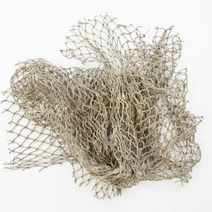 Authentic Fisherman Net 1&#39;x1’, 2&#39;x2&#39;-FREE SHIPPING-Fishing Net-Nautical Decor-Beach Home Decor-Fish Net-Authentic Fish Net-Craft Supplies