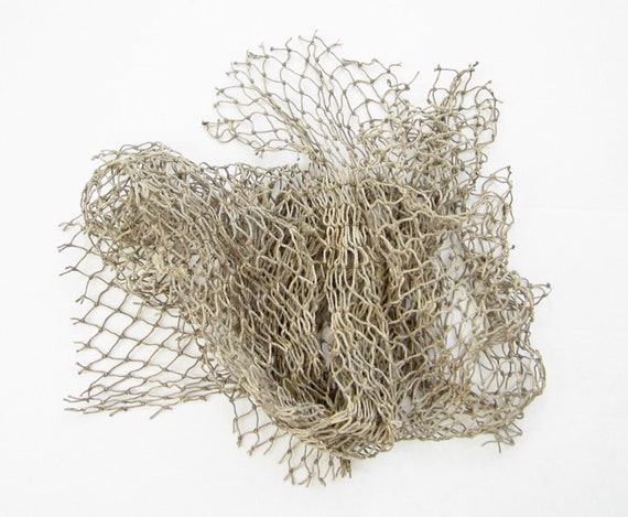 2 Pcs Fishing Net Decor, Natural Fish Net, Fishing Net Ocean