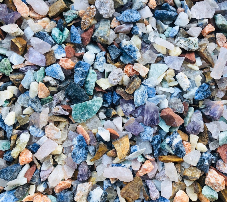 Bulk Crystal Blendassorted Crystals Mixcrystals Bulkrough Etsy Canada