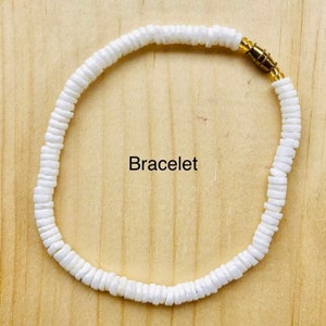 Puka Shell Necklace-White Puka Shell Choker Necklace-Puka Bead Necklace-Jewelry-Beach Jewelry-Sea Shell Jewelry-Sea Shell Necklace-Puka image 6