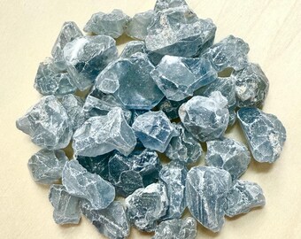 Celestine-Celestine Crystal Cluster-Mini Celestine Cluster-Rough Celestine-Healing Crystals-Small Celestine-Chakra Crystals-Reiki Crystals