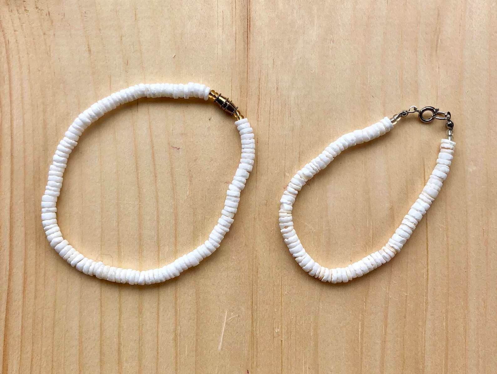 Puka Shell Necklace-white Puka Shell Choker Necklace-puka Bead - Etsy ...