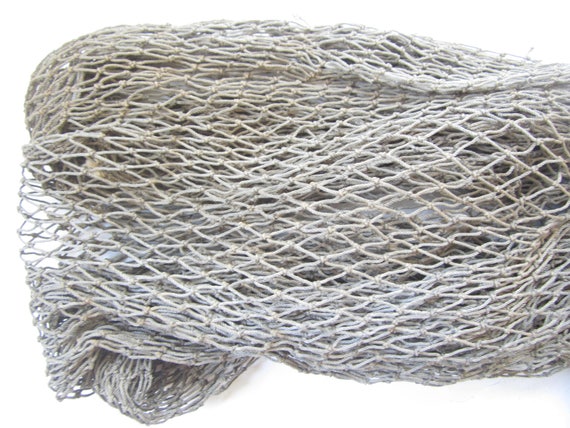 Fish Net 5x10 Ft-vintage Fish Net-maritime Decor-fish Netting
