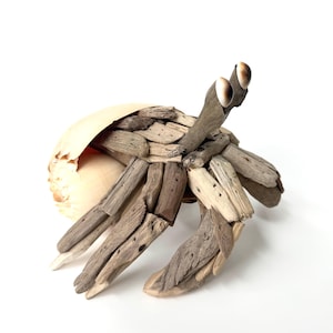 Driftwood Crab Decor-Handmade Driftwood Crab-Crab Made Out Of Driftwood-Crab Home Decor-Driftwood Home Decor-Wooden Crab-Crab Wall Hanging