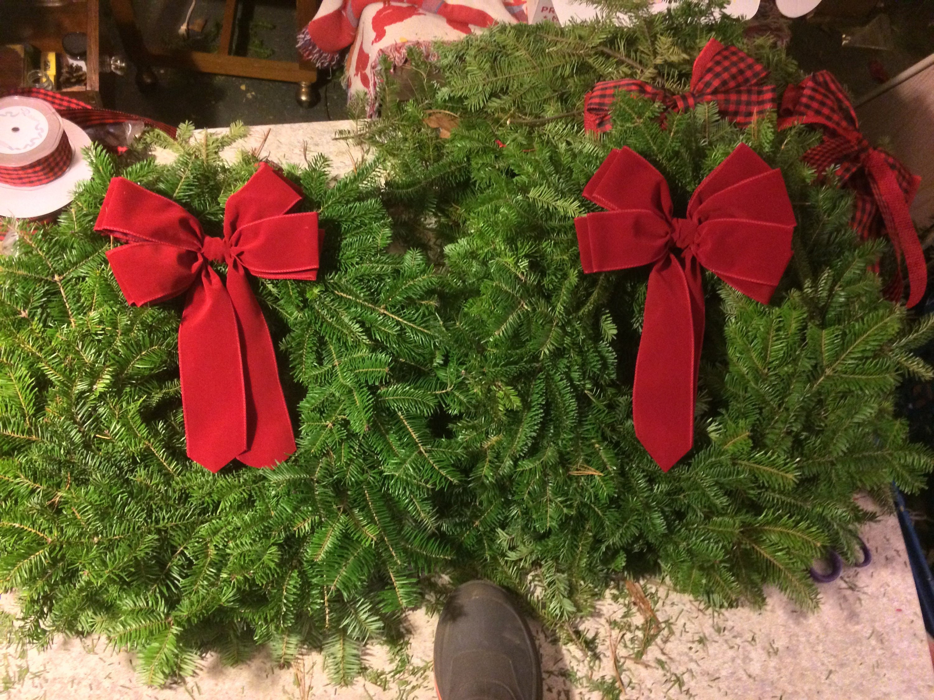 18 Christmas Wreaths Balsam Fir Fresh Maine Made Etsy