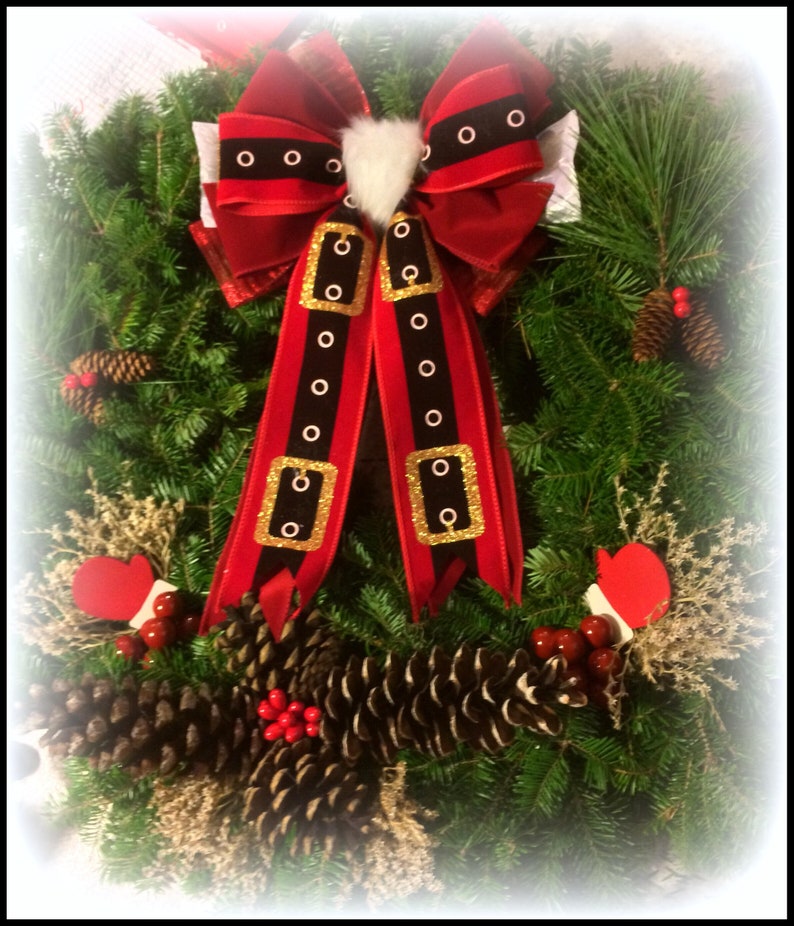 Mz. Clauz Wreath Fresh Maine Balsam Fir Christmas Wreath Etsy