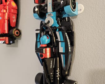 Soporte de pared Lego F1 Speed Champions en COLORES DEL EQUIPO