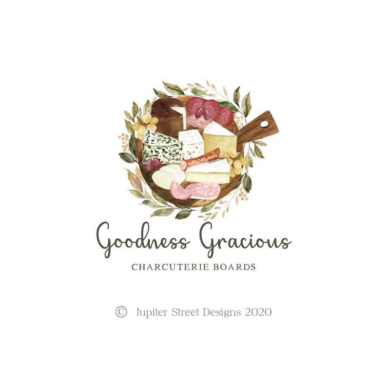 CHARCUTERIE BOARD LOGO Catering Logo Cheese Board Logo Food | Etsy