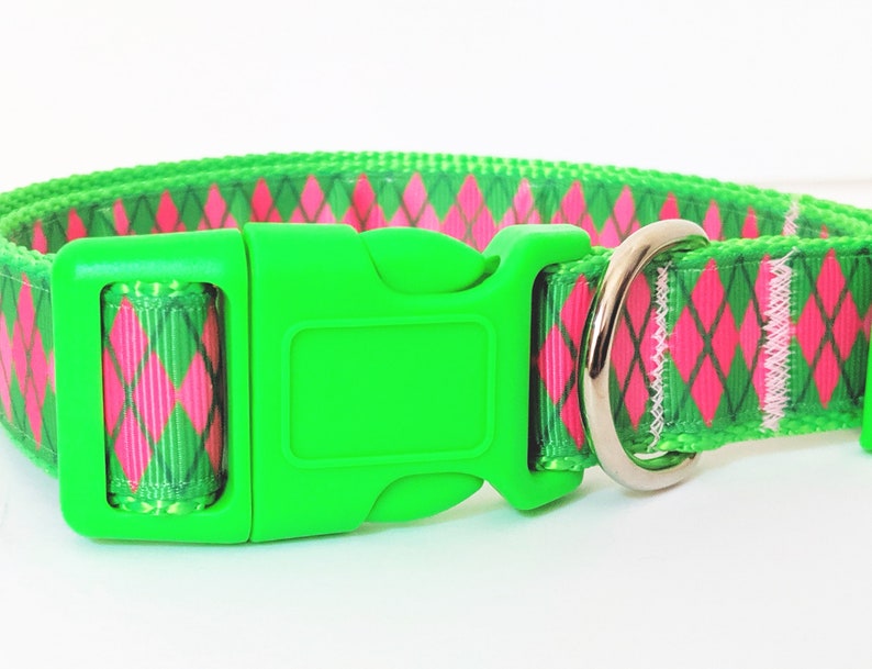 Argyle 1\u201d Dog Collar