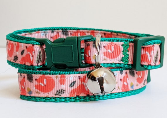 peach kitten collar