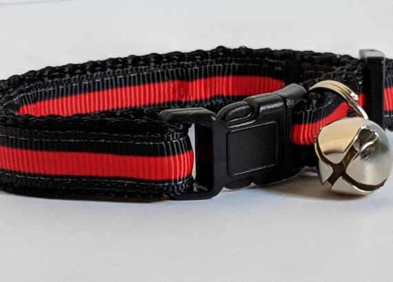 thin red line dog collar