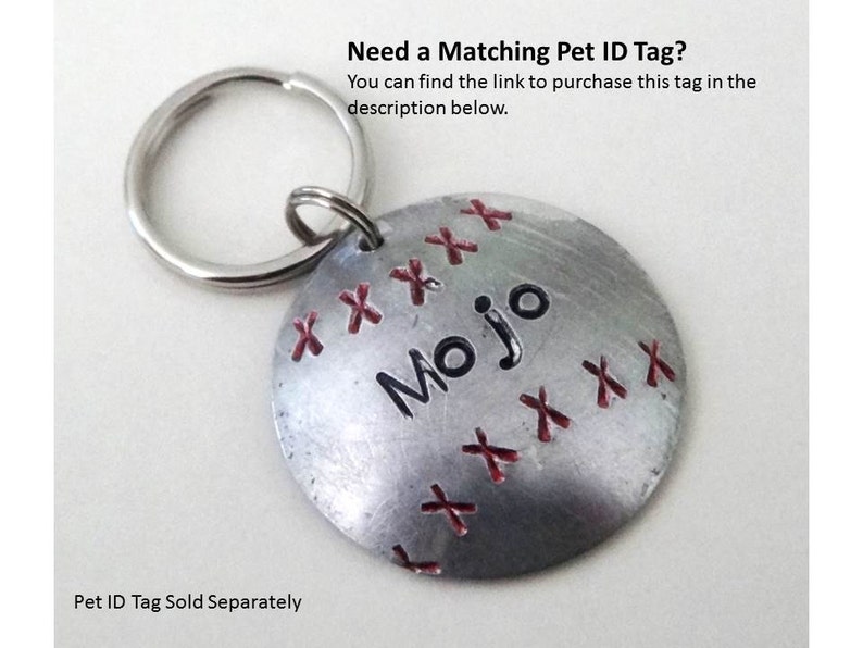 Baseball Dog CollarAdjustable Dog CollarMale Dog Etsy