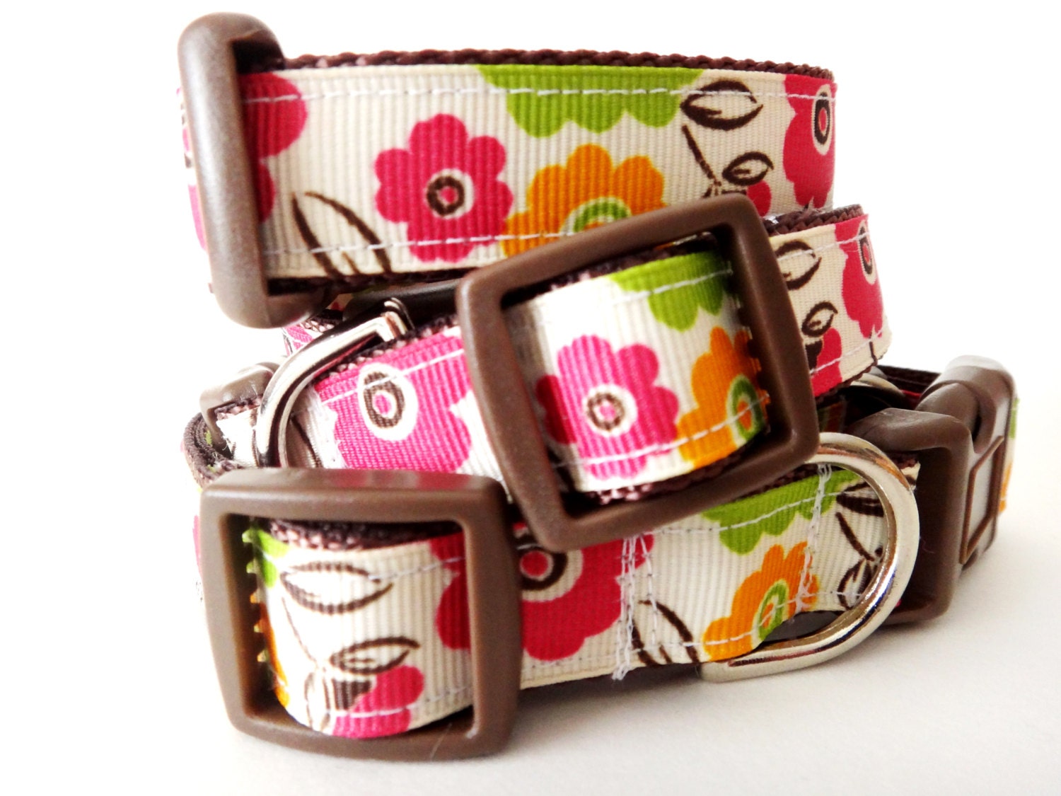 Girl Dog Collar Adjustable Dog Collar Medium or Small Dog Etsy