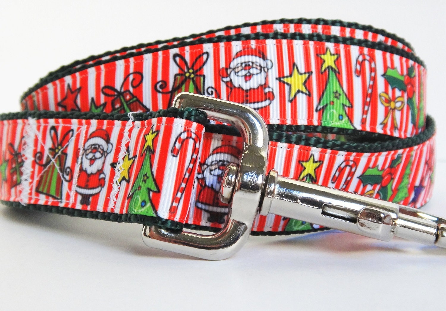 Christmas Dog Collar and optional Leash Set with A Christmas Etsy