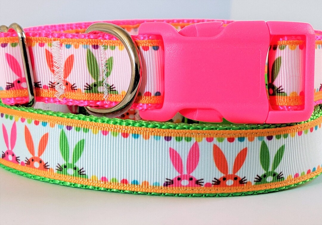 Dog Collar Easter Dog Collar Small or Large Dog Collar With Easter