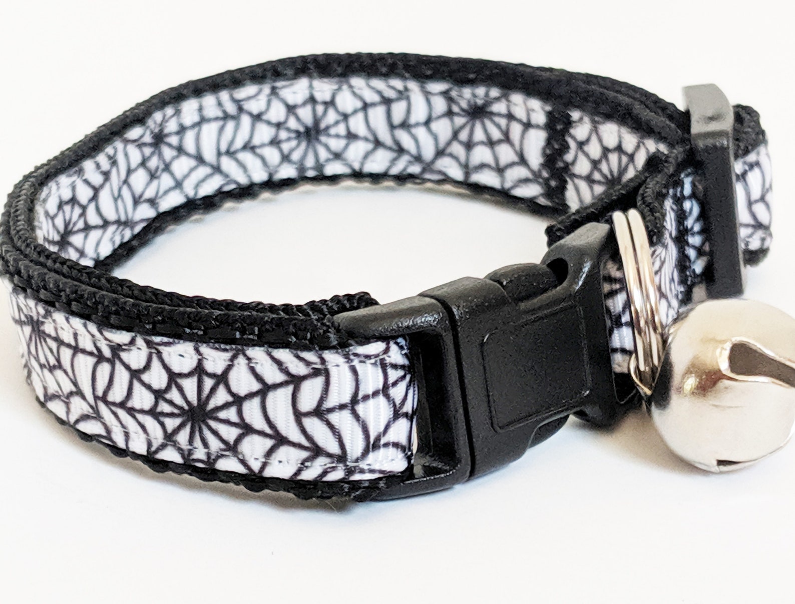 Halloween Cat Collar With Spider s Kitten Collar Cat Etsy