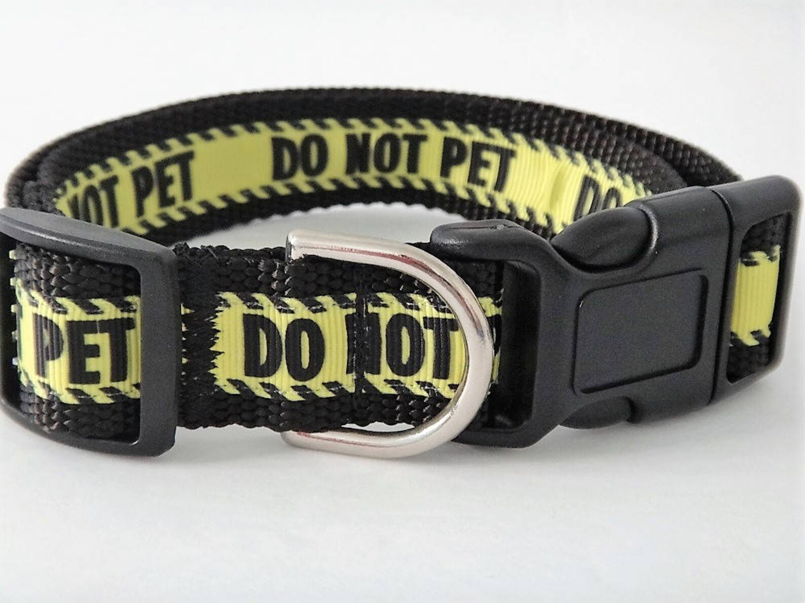 Dog Collar Aggressive Dog Collar Do Not Pet Dog Collar Etsy