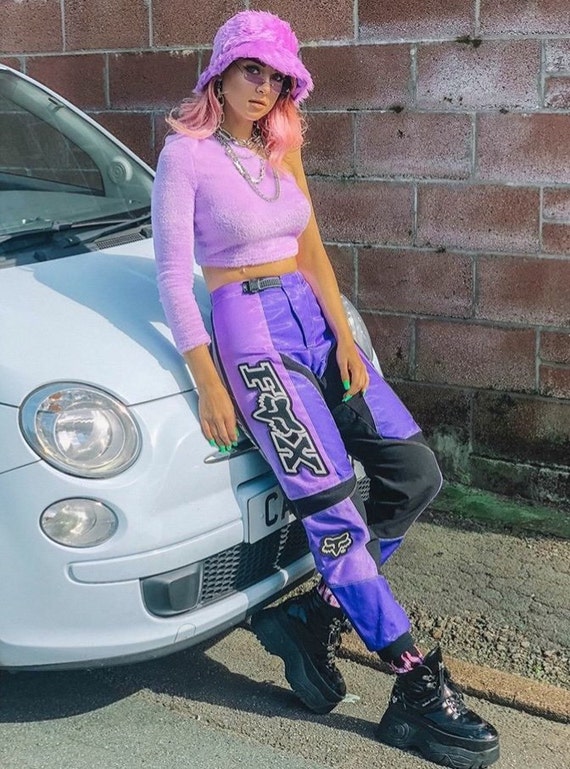 Lilac Faux Fur Bucket Hat With Lilac 